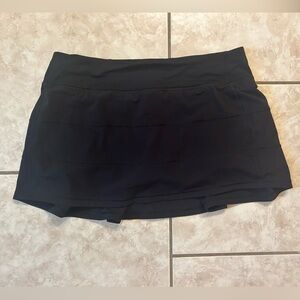 Black Lululemon Pace Revival Skirt